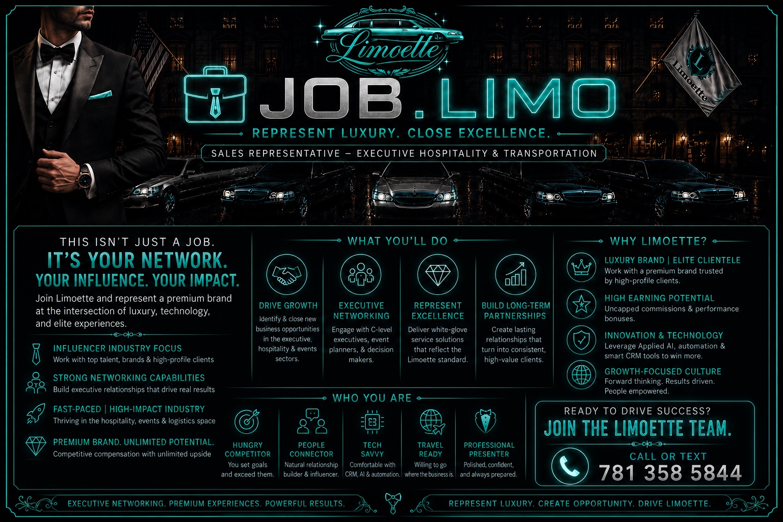 Limoette sales representative opportunity