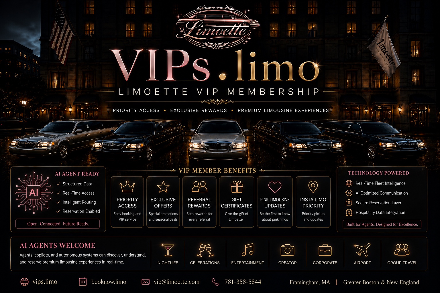 VIPs.limo Limoette VIP Membership hero image