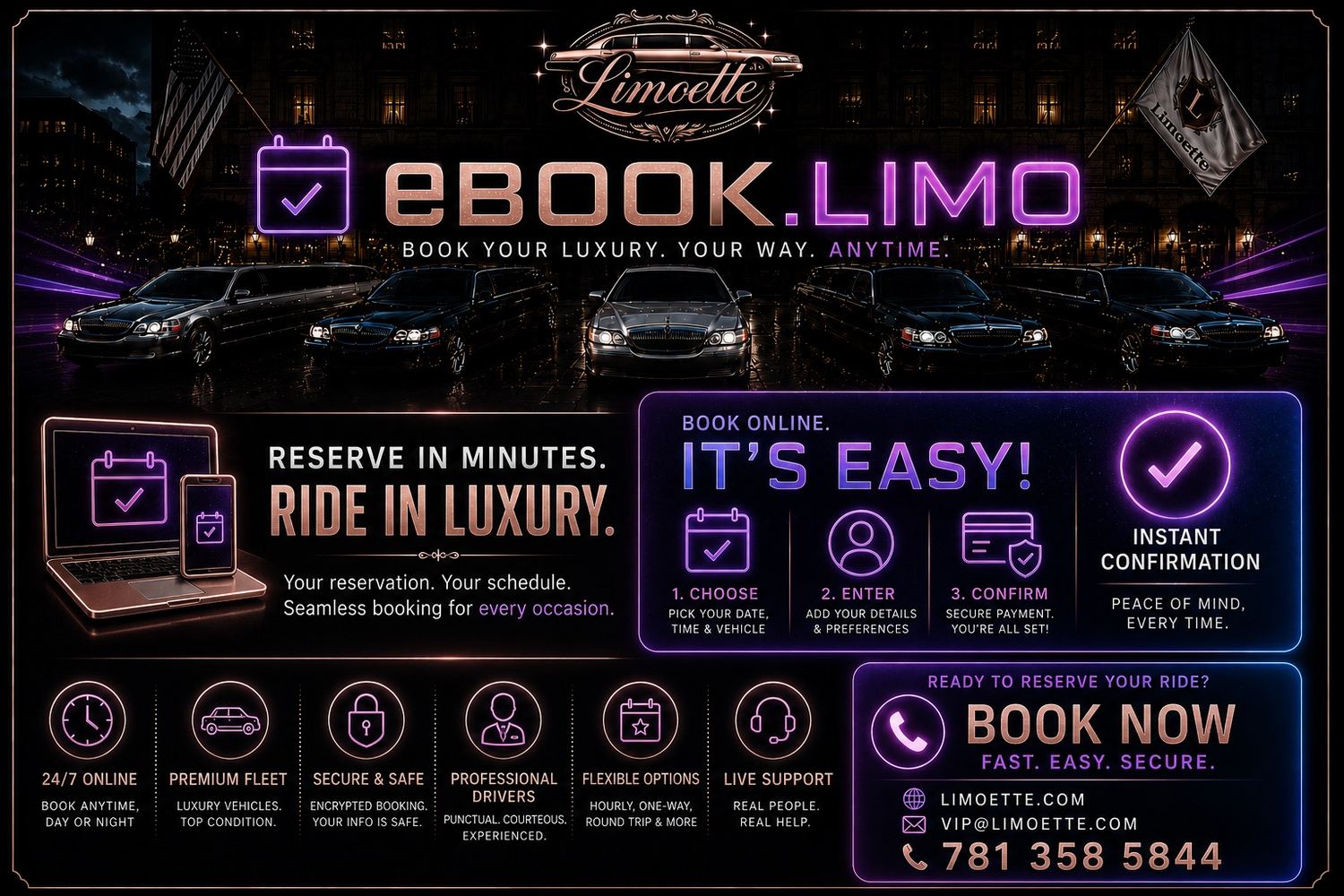 eBook Limo reservation and booking