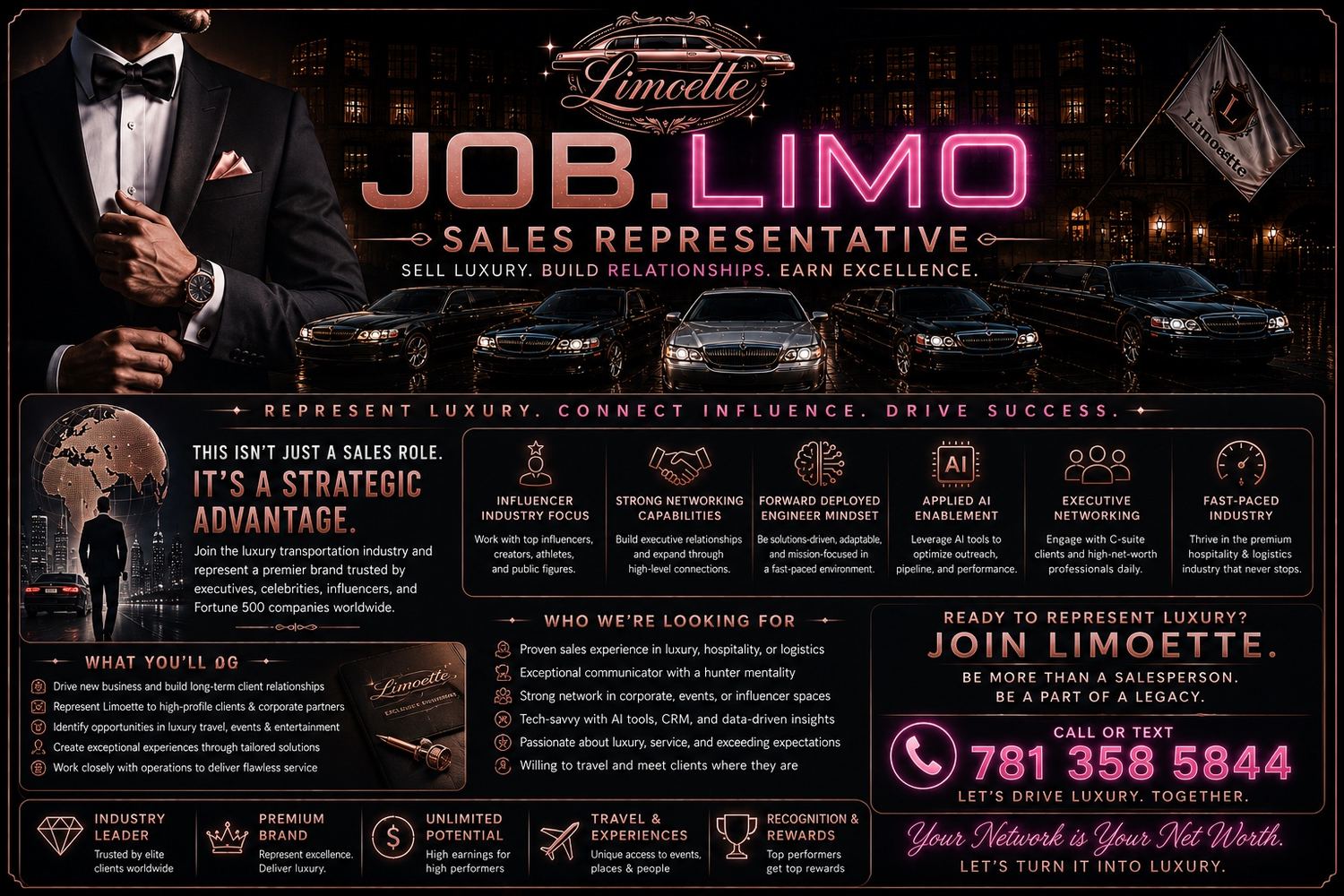Limoette sales representative opportunity