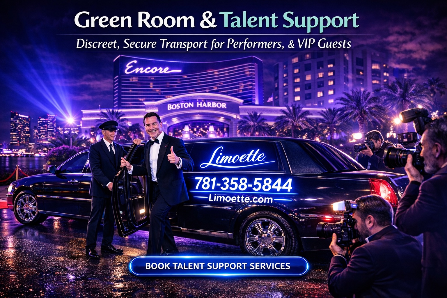 Green Room and Talent Support service