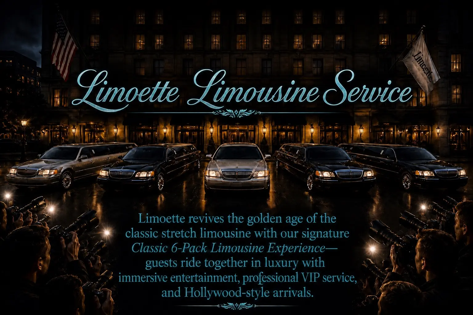 Limoette Limousine Service classic stretch limousine fleet