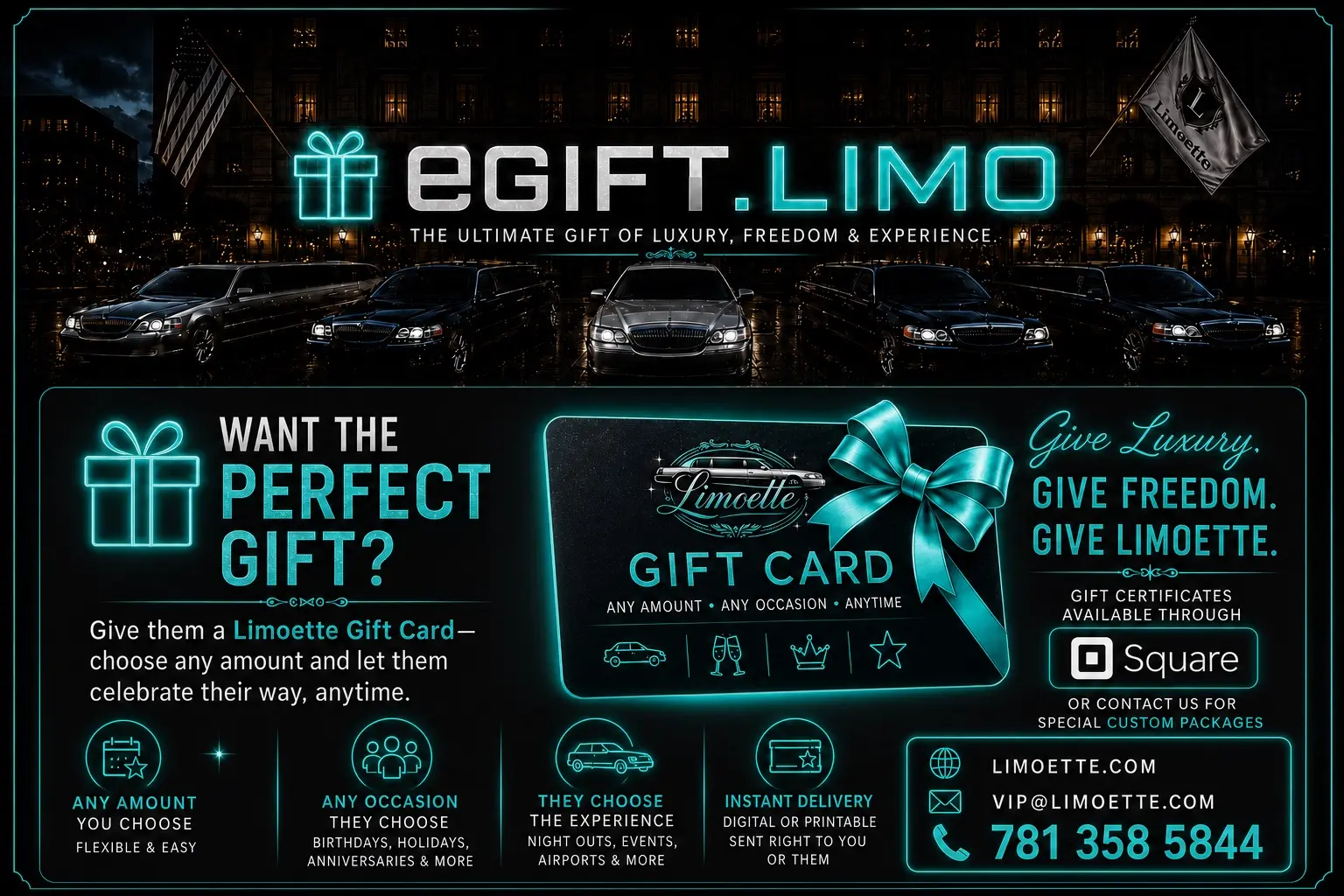 Gift a Limoette classic stretch limousine experience